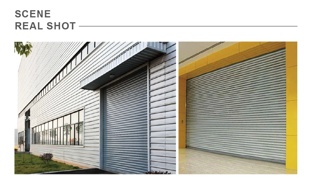 Industrial Exterior Interior Fire Prevention Automatic Security Steel Metal Rolling Shutter Roll up Galvanized Steel Rolling Gate