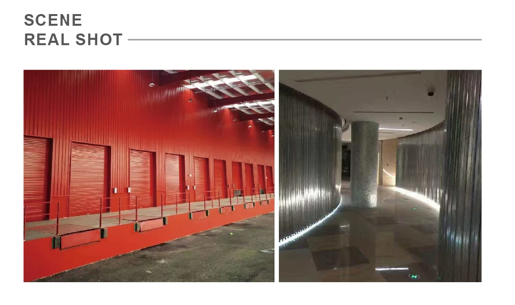 Industrial Exterior Interior Fire Prevention Automatic Security Steel Metal Rolling Shutter Roll up Galvanized Steel Rolling Gate