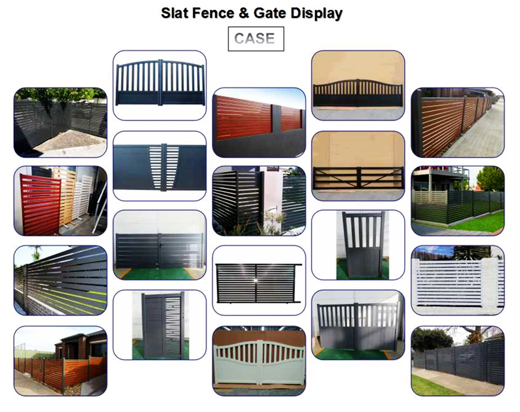 Aluminum Metal Fence & Gate for Residential/Garden