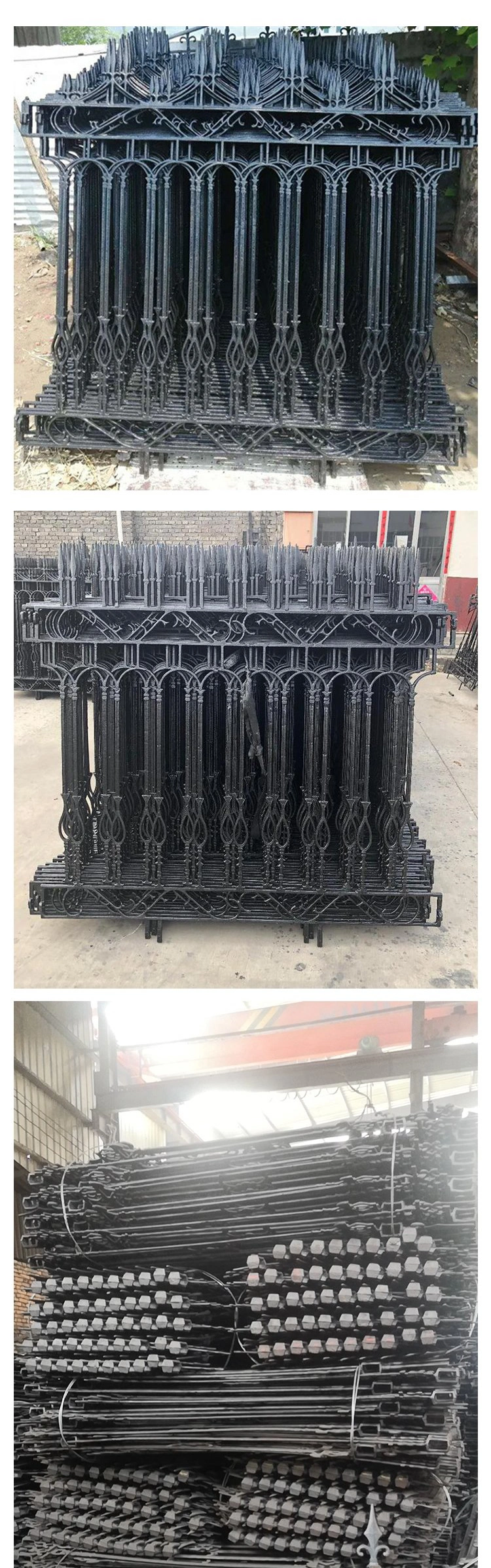 Automatic Interior/Sliding/Metal/Powder Coated Black Aluminium/Galvanised Steel/Garden/Wrought Iron/Sliding/Fence Driveway Gate for Residential/Garden/House