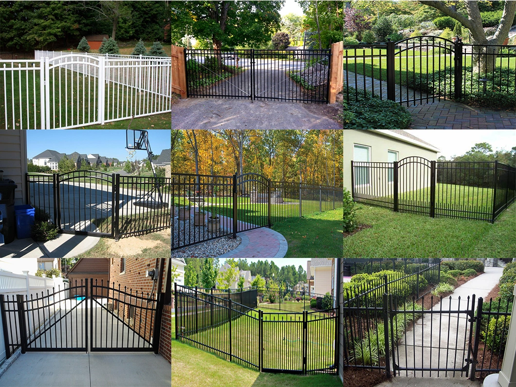 Double Metal Gates for Residential Courtyards