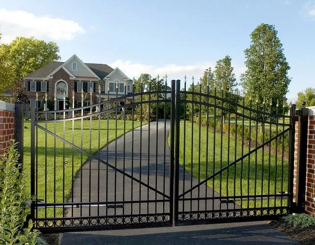 Galvanized Powder Coated Wrought Iron Gate