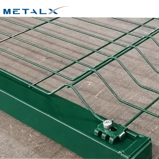 Prezzo di fabbrica Metalx Economico Verde/Nero Rivestito in PVC Curva 3D Saldato Piegato Filo di Sicurezza per Giardino Esterno/Recinzione in Rete V/Recinzione in Acciaio Inossidabile