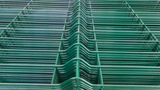 Recinzioni per la costruzione del giardino Recinzione per pannelli in rete metallica saldata curva in materiale metallico per esterni 3D